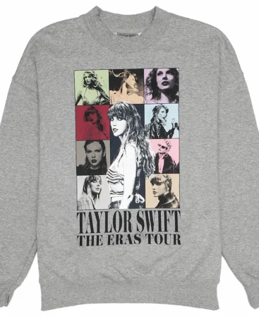 Taylor Swift The Eras Tour Grey Sweatshirt